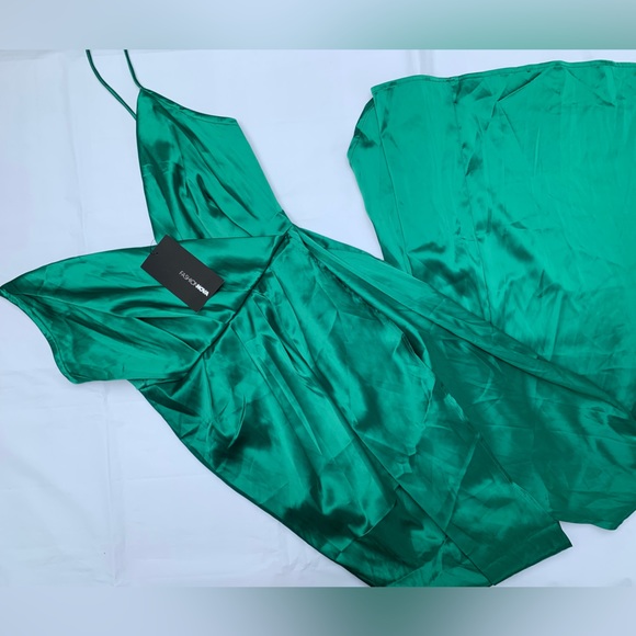 Fashion Nova Samantha Satin Maxi Dress - Picture 5 of 5